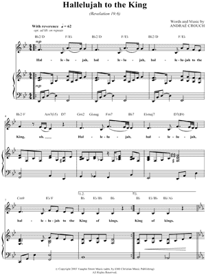 Hallelujah To the King