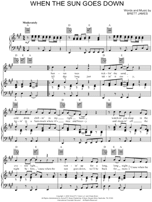 When the Sun Goes Down