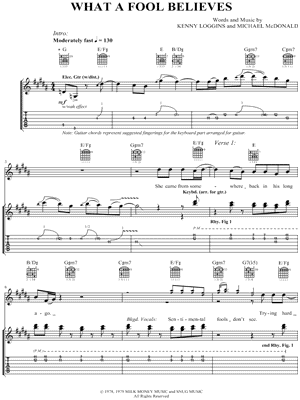 What a Fool Believes