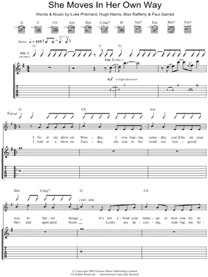 She Moves In Her Own Way