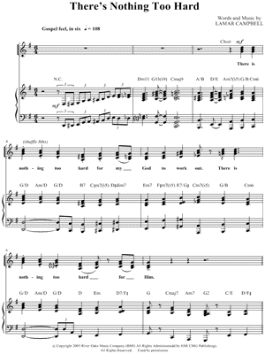 There's Nothing Too Hard