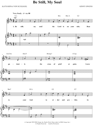 Be Still, My Soul