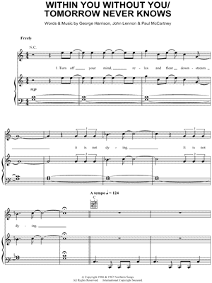 Within You Without You / Tomorrow Never Knows