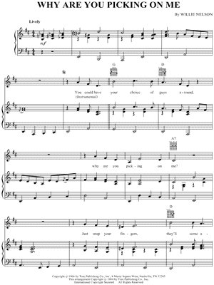 Why Are You Picking on Me