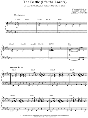 The Battle (It's the Lord's)