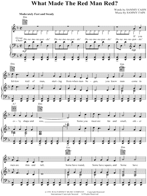 What Made the Red Man Red?