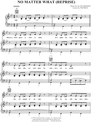 No Matter What (Reprise)