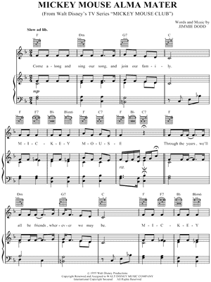 Mickey Mouse Alma Mater