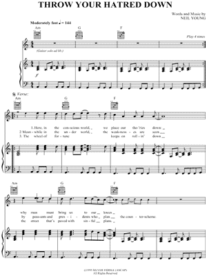 Throw Your Hatred Down