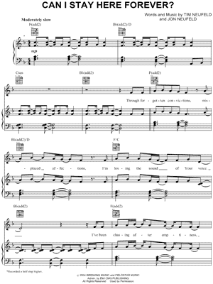 Can I Stay Here Forever?