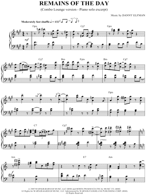 Remains of the Day (Combo Lounge Version)