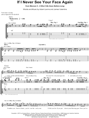 If I Never See Your Face Again