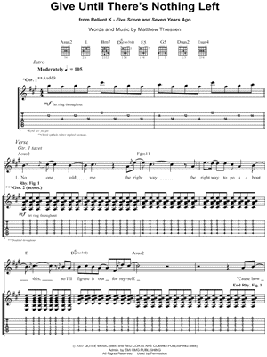 Give Until There's Nothing Left