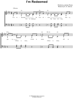 I'm Redeemed
