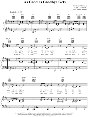 As Good As Goodbye Gets