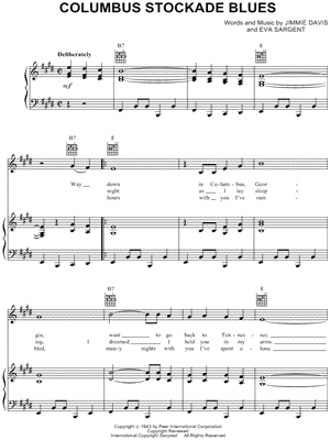 Columbus Stockade Blues