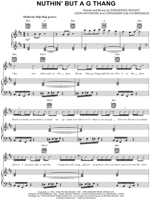 Nuthin' But a G Thang