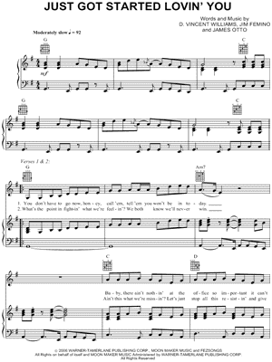 Just Got Started Lovin' You