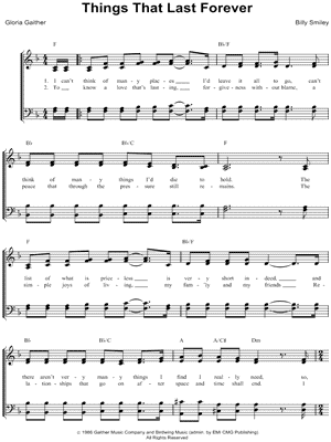 Things That Last Forever