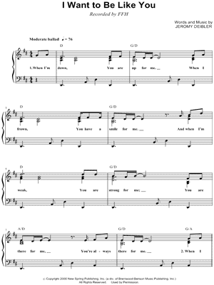 I Want To Be Like You