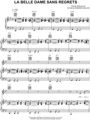 La Belle Dame Sans Regrets