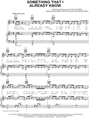 Something That I Already Know