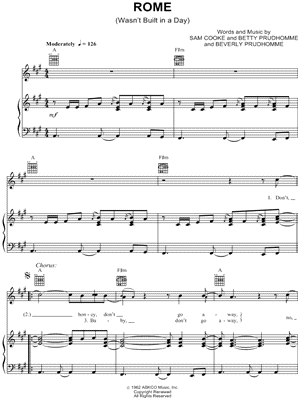 Rome (Wasn't Built in a Day)