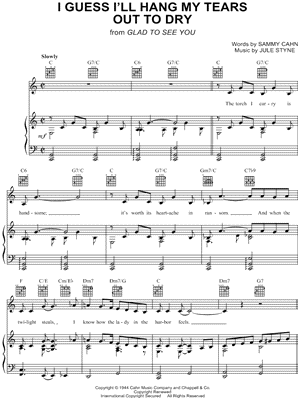 I Guess I'll Hang My Tears Out To Dry