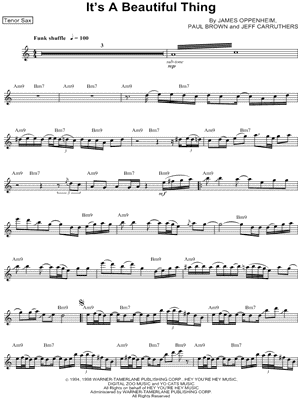 It's a Beautiful Thing - Tenor Saxophone