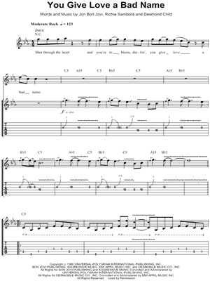 You Give Love a Bad Name