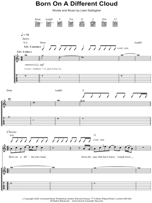 Born on a Different Cloud