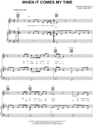 When It Comes My Time