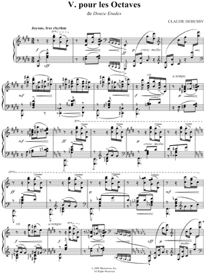 Etude V. pour les octaves