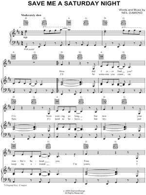 Save Me a Saturday Night
