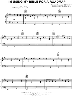 I'm Using My Bible for a Roadmap