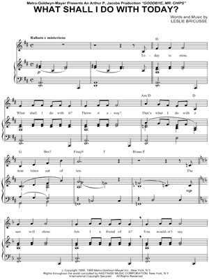 What Shall I Do With Today?