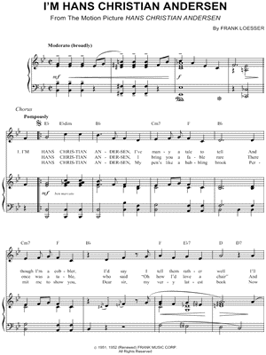 I'm Hans Christian Andersen