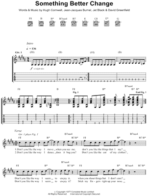 Something Better Change