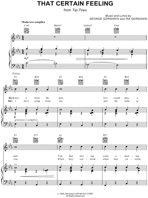 That Certain Feeling