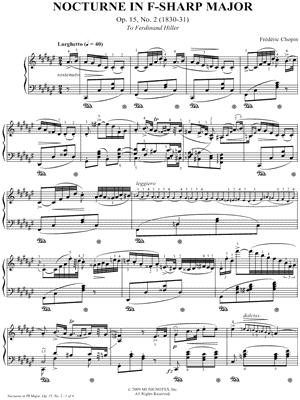 Nocturne in F# Major, Op. 15, No. 2