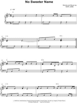 No Sweeter Name