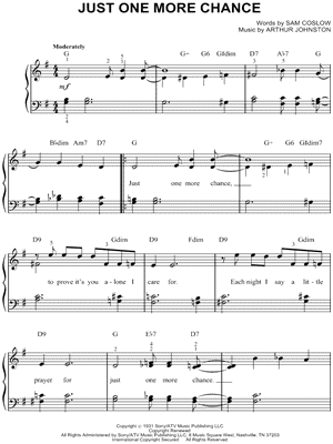 Just One More Chance