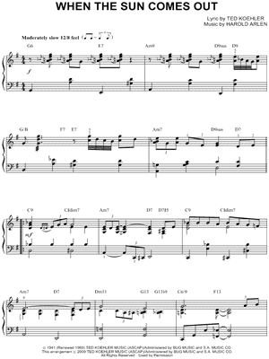 When the Sun Comes Out