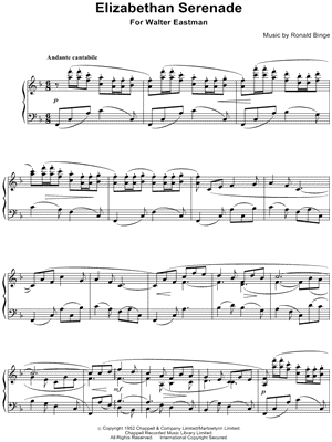 Elizabethan Serenade