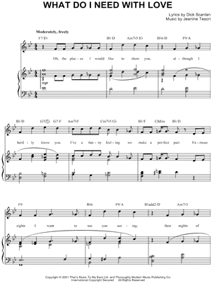 What Do I Need With Love