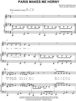 Paris Makes Me Horny