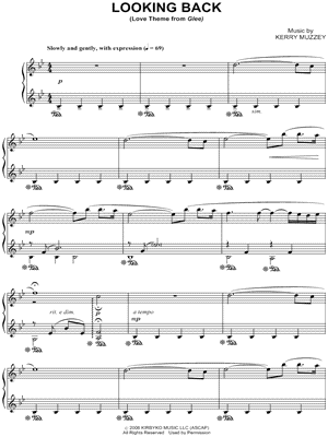Looking Back - Love Theme from Glee
