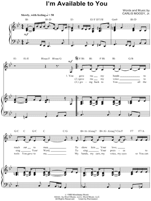 I'm Available To You