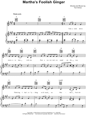 Martha's Foolish Ginger