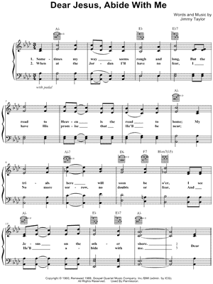 Dear Jesus, Abide With Me
